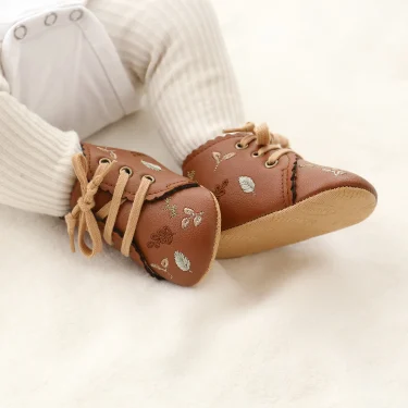 Baby Booties Newborn Infant Unisex Baby Girls Boys Velvet Rubber Anit-Slip Sole Shoes Toddler Fleece Cozy Winter Warm Prewalker 4