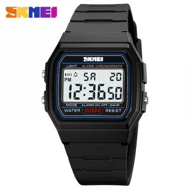 SKMEI 2042 Digital Sport Watch for Men Military Waterproof Calendar Date Week Mens Wristwatches Electronic Thin Clock 1381 Reloj 2