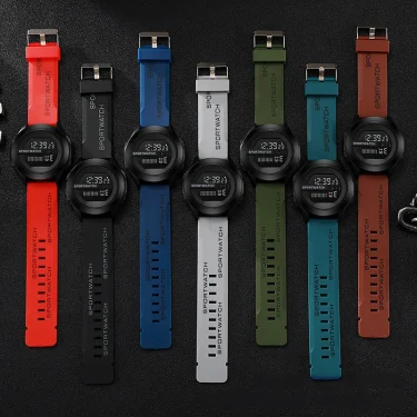 POSHI Sport Watch for Man Luxury Digital Wristwatch Stopwatch Luminous with Date Week Original Waterproof Clock free shipping 4