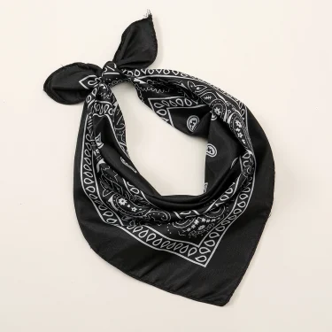 54cm*54cm Fashion Cotton Hip Hop Head Scarf Paisley Square Scarves Headwear Bandanna Hair Band Neck Wrist Wrap Band Accessories 6
