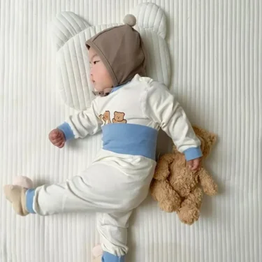 Baby Clothes 2pcs Sets Autumn Winter Baby Pajama Set Bottom Underwear Two-piece Set Cotton Baby Boy Long Sleeves Outfit 5
