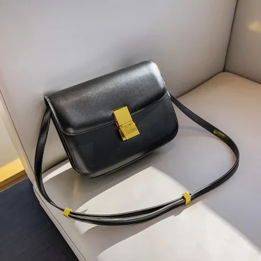 Women’s Genuine Leather Shoulder Bag Trend Brand Small Square Bags Luxury Designer Handbag Fashion Messenger BagsTofu Bags 6