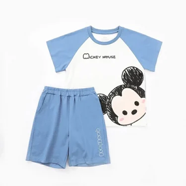 Disney Mickey Cartoon Printing Clothes Suit For Kids Infant Fashion Baby Child Girl Boy Pajamas Sleepwear Clothings Set Brand 3