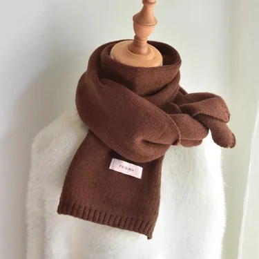 Men Women Scarf Bib Thermal Neck Warmer Thickening Windproof Winter Scarves Fashion Snap Fastener Ski Motorcycle Scarf Unisex 2