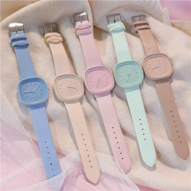 Ins Design Watch for Female Student with High Aesthetic Value Temperament Elementary and High School Minimalist Style Wristwatch 1