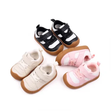 Baby Shoes High Quality Toddler 1-5 Years Rubber Sole Anti-slip Soft PU for Boys and Girls Spring and Autum Style Ooydoor BM06 4