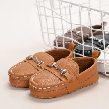 KIDSUN 2021 New Baby Shoes Girls Boys Casual Shoes Leather Cotton Non-slip Soft-sole Infant Toddler First Walkers 3-colors 0-18M 5