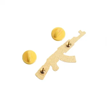 Cartoon Gun Shaped Hat Pins Creative Brooches Clothes Backpack Enamel Lapel Badge Accessories Jewelry Gift for Kids Friends 2