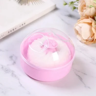 1Pcs Baby Wipes The Body With Powder Puff Box Baby-Products Talcum Powder-Box Powder-Puff Set Large-Capacity Storage Portable 1