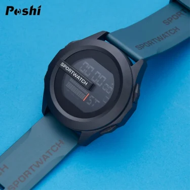 POSHI Sport Watch for Man Luxury Digital Wristwatch Stopwatch Luminous with Date Week Original Waterproof Clock free shipping 6