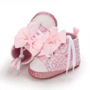 Spring and Autumn Women's Baby Casual Sports Shoes Soft Sole Anti slip Indoor and Outdoor Walking Shoes First Step Walking Shoes 6