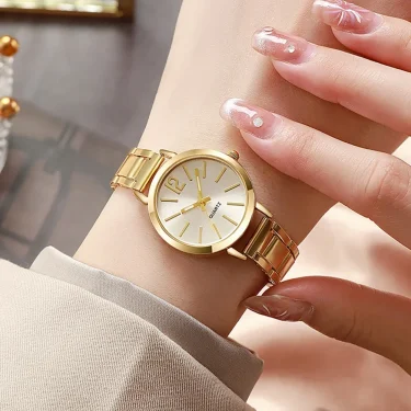 Women's Small Dial Watch Casual Versatile Quartz Watch Daily Fashionable Women's Watch Circular Dial Wristwatches relógio 1