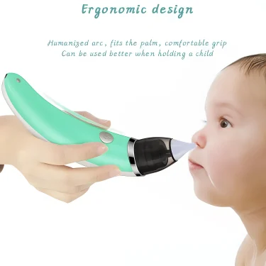New Rechargeable Baby Nose Cleaner Silicone Adjustable Suction Electric Child Nasal Aspirator Health Safety Convenient Low Noise 2