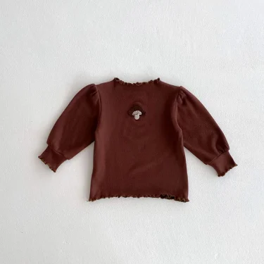 MILANCEL New Spring Baby Cute Flower Undershirts 0-3T Toddler Bottoming Shirt Cartoon Infant Girls Outwear Tops 5