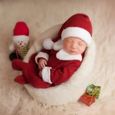Newborn Baby Photography Props Posing Mini Sofa White Round Sofa Studio Auxiliary Accessories Baby Furniture Studio Posing Sofa 1