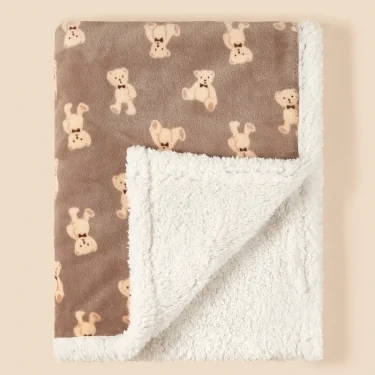 Winter Baby Blanket Baby Swaddle Wrap Flannel Lamb Fleece Warm Quilt for Newborn Bedding Soft Baby Stroller Blanket for Newborn 1