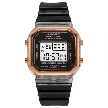 Fashion Brand Student Transparent Electronic Watch Candy Multicolor LED Ladies Sports Waterproof Wirstwatch Clock Gift relógio 6