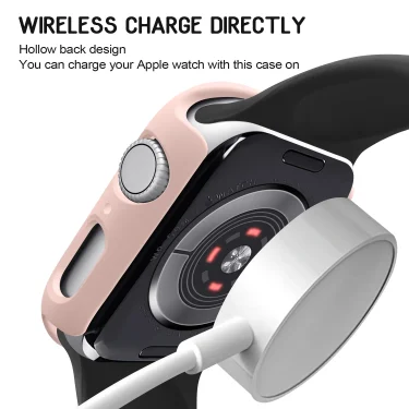 Fashion Matte Protective Case for Apple Watch SE Cover 7 6 5 4 3 PC Bumper 41mm 44mm 38mm 42mm 45mm Hard Shell for iWatch Frame 5