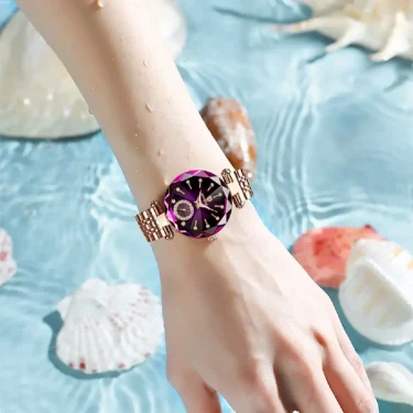 POEDAGAR Luxury Women Watch Top Brand Fashion Waterproof Stainless Steel Diamond Ladies Quartz Wristwatch Montre Femme Beautiful 6