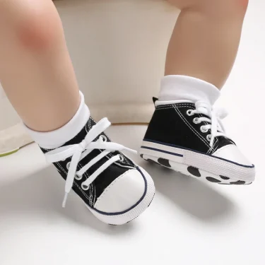 Infant Toddler Anti-slip Baby Shoes Baby Canvas Classic Sneakers Newborn Star Sports Shoes Baby Boys Girls First Walkers Shoes 2