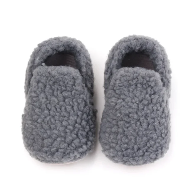 Baby Autumn and Winter Prewalking Shoes Non-slip Sole Soft Cotton Covered Winter Baby Shoes 6