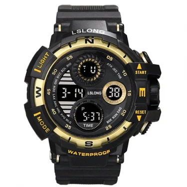 YIKAZE Men's Military Digital Watch Outdoor Men Sports Watch Waterproof Luminous Chronograph Clock Student Electronic Wristwatch 2