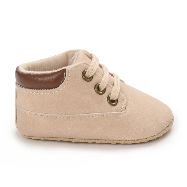 HAIZHIW 5 Colors Lace Up Casual Shoes Spring And Autumn Baby Casual Shoes 0-18 Months Flat Shoes Baby Walking Shoes 5