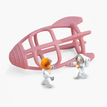 Kawaii Rocket Shape Teethers Baby Toys For Children Teething Infant Chewing Toy Baby Health Newborns Teeth Care Fidget Toys 2