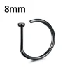 Black 8mm D Type