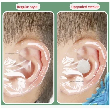 20/100pcs Shampoo Ear Protection Stickers Bathing Swimming Earmuffs Water Children Shampoo Ear Water Prevention Baby Care 6