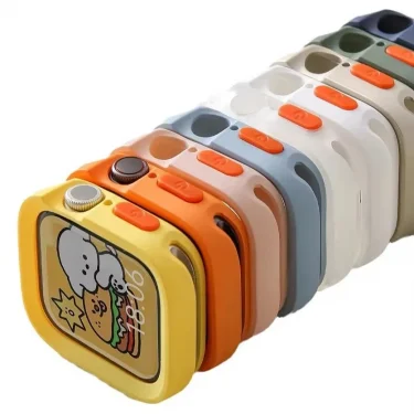 New Bumper Soft Silicone Case For Apple Watch 9 8 7 6 SE 5 Sport Anti-drop Matte Cover For iwatch 49mm 41mm 40mm 44mm 45 mm 6