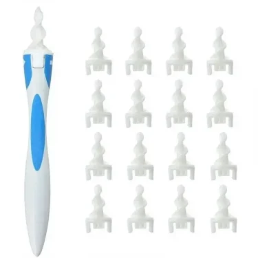 New Hot Ear Wax Spiral Silicon Removal Reusable Earwax Cleaner Care Soft Ears Cares Health Tools for Baby Essentials Baby Care 6