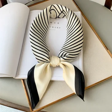 Scarf Women Silk Satin Scarf for Women Neckerchief luxury Scarf Foulard Women Bandana Silk Scarves Laven Official Store WJ002 1