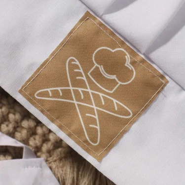 Ylsteed Newborn Chef Set for Photo Shooting Baby Boy Photo Props Bread Print Newborn Picture Idear Infant Photography Outfits 6