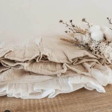 INS Ruffled Muslin Baby Swaddle Blankets for New Born Infant Bedding Organic Baby Accessories Newborn Receive Blanket Cotton 5