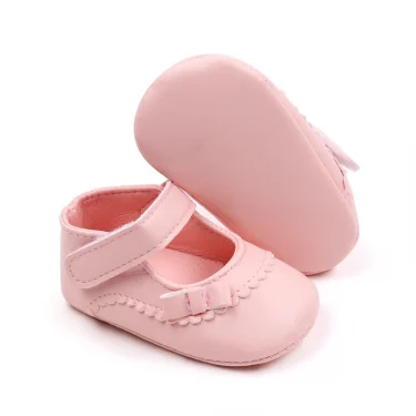 Baby Girl Shoes Soft PU Mary Jane Casual Walking Shoes Indoor Prewalking Birthday Gift for Baby Girl 0-1 Years 2023 New Fashion 4