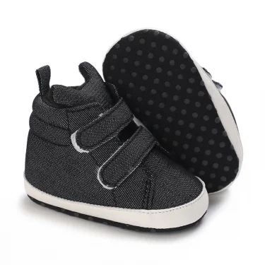 New Popular Cartoon Newborn Boy Girl Shoes First Walker Baby Shoes Soft Non Slip Sole Lovely Bow Casual Canvas Children Shoes 4