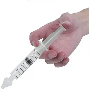 Silicone Baby Nasal Aspirator Syringe Baby Nose Cleaner Kids Rhinitis Nasal Washer Reusable Nasal Irrigator Washing for Children 6