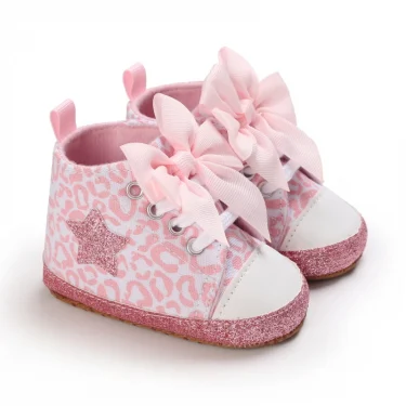 Spring and Autumn Women's Baby Casual Sports Shoes Soft Sole Anti slip Indoor and Outdoor Walking Shoes First Step Walking Shoes 2