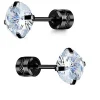 6mm white cz black