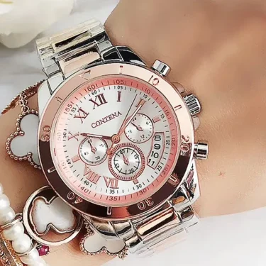 CONTENA 2025 Top Brand Luxury Watches for Women Fashion Creative Steel Bracelet Women's Watches Ladies Quartz Watch Reloj Mujer 1