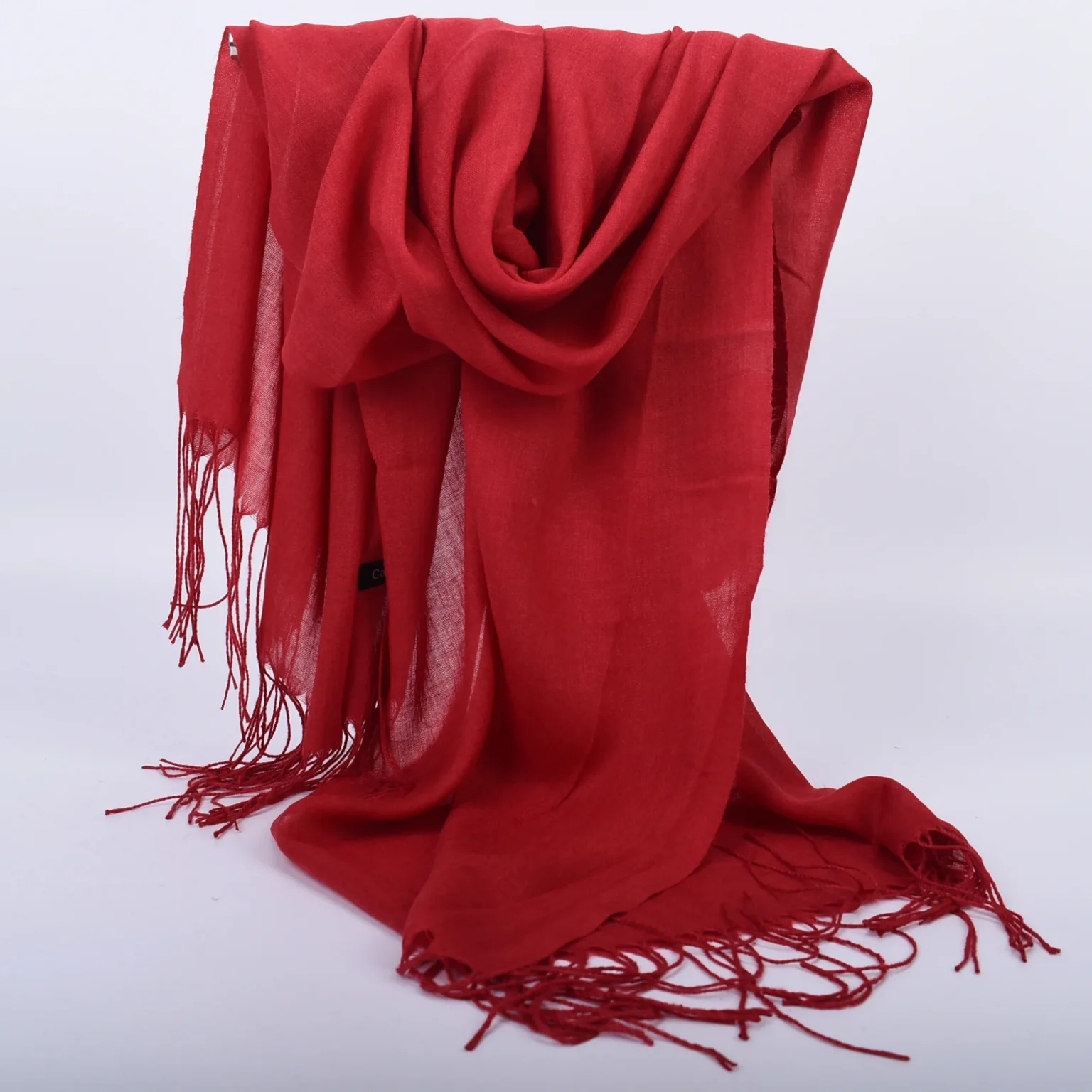 New autumn and winter solid color scarf for both men and women, 100g single color headscarf shawl 4