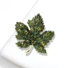 Green maple leaf