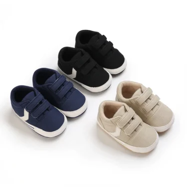 Baby Shoes Boys Canvas Casual Soft Sole Non-slip Newborn Children Walker Sneakers 5