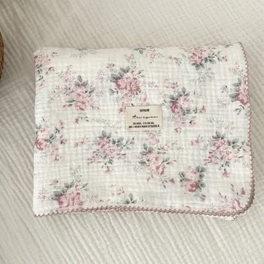 Baby Blanket Newborn Muslin Swaddle Wrap Blankets Summer Cotton Soft Baby Receiving Blanket Infant Sleeping Cover Baby Stuff 6