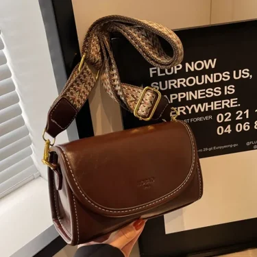 Luxury Oil wax Leather Women Messenger Bag New Handbag Fashion Female High Quality Shoulder Crossbody Bag Designer Ladies purse 1