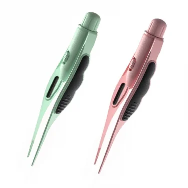 LED Flashlight Ear Cleaning Tweezers Earwax Remover Tool Baby Ear Wax Cleaner Ear Picker Anti-rust Earpicks Tweezers 1