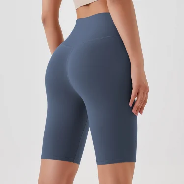 Summer Women Yoga Shorts Naked Feel Sports Shorts  Fitness Tights High Waist Gmy Running Push Up Clothes Workout Cycling Shorts 5