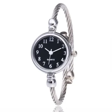 5PCS Women Simple Small Bracelet Watches Stainless Steel Retro Ladies Quartz Wristwatch Fashion Casual Female 5