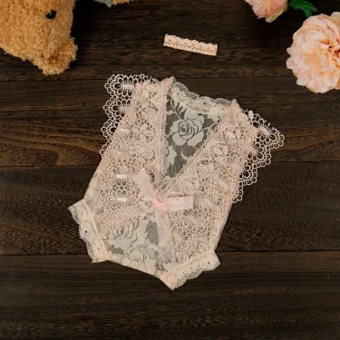 Newborn Accessories Babies Photography Props Clothing Boy Birth Maternity Outfits Girls Costume Rompers Months Shooting Overalls 5